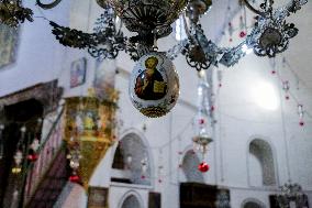 Atmosphere in Bethlehem Ahead Of Christmas Eve Procession - West Bank