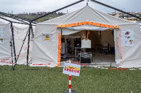 Setting up of the ESCRIM Field Hospital in Mamoudzou - Mayotte