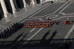 Pope Francis imparts a solemn blessing  Urbi et Orbi  on the occasion of Christmas in St. Peter's Square