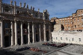 Pope Francis imparts a solemn blessing  Urbi et Orbi  on the occasion of Christmas in St. Peter's Square