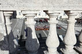 Pope Francis imparts a solemn blessing  Urbi et Orbi  on the occasion of Christmas in St. Peter's Square