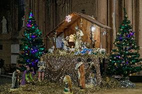 Christmas Mass at Church of St Nicholas in Kyiv