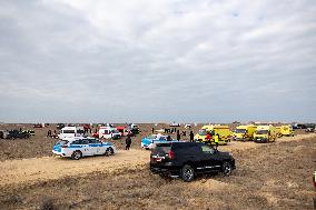 Azerbaijan Airlines Plane Crashes Near Aktau - Kazakhstan