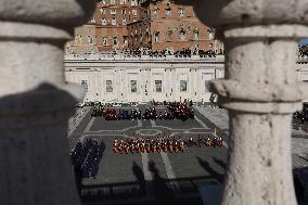 Pope Francis urbi et orbi benediction in Rome, Italy - 25 Dec 2024