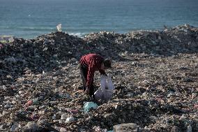 Garbage Dump in the al-Nuseirat Refugee Camp - Gaza Strip