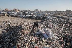 Garbage Dump in the al-Nuseirat Refugee Camp - Gaza Strip