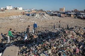 Garbage Dump in the al-Nuseirat Refugee Camp - Gaza Strip