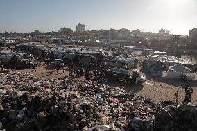 Garbage Dump in the al-Nuseirat Refugee Camp - Gaza Strip