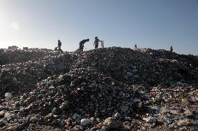 Garbage Dump in the al-Nuseirat Refugee Camp - Gaza Strip