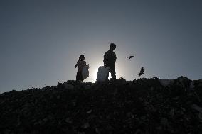 Garbage Dump in the al-Nuseirat Refugee Camp - Gaza Strip