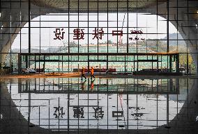 Chongqing East Railway Station Construction Site - China