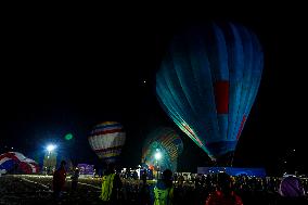 First International Hot Air Balloon Festival In Nepal.