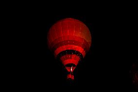 First International Hot Air Balloon Festival In Nepal.