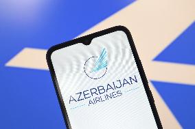 Azerbaijan Airlines And Embraer Photo Illustrations