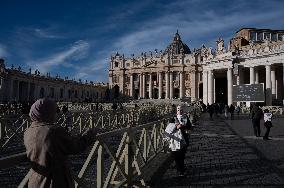 First Pilgrims Celebrate The Jubilee In On December 24, 2024.