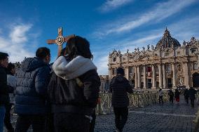 First Pilgrims Celebrate The Jubilee In On December 24, 2024.