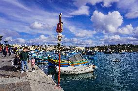 Daily Life in Marsaxlokk, Malta