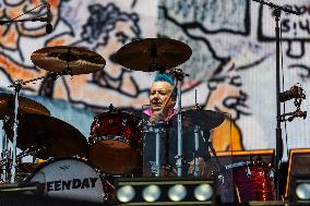 Green Day Perform In Milan Italy