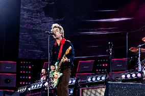 Green Day Perform In Milan Italy