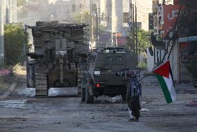 Israeli Military Raids Tulkarm Camp - West Bank