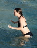 Natalie Portman Enjoying The Sun In St Barths