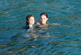 Natalie Portman Enjoying The Sun In St Barths