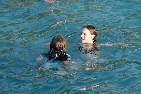 Natalie Portman Enjoying The Sun In St Barths