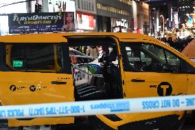 Six Pedestrians Struck In Herald Square Manhattan New York City After NYC Taxi Jumped Curb