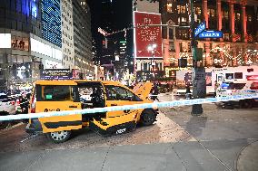 Six Pedestrians Struck In Herald Square Manhattan New York City After NYC Taxi Jumped Curb