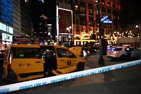 Six Pedestrians Struck In Herald Square Manhattan New York City After NYC Taxi Jumped Curb