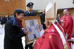 Pope Francis Celebrates Mass For Prisoners - Rome