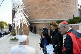 Pope Francis Celebrates Mass For Prisoners - Rome