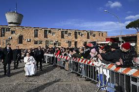 Pope Francis Celebrates Mass For Prisoners - Rome