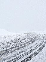 Ski Resort in The Pyrenees Mountains - France