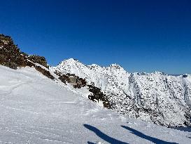 Ski Resort in The Pyrenees Mountains - France