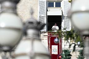 Pope Francis Delivers Angelus Prayer - Vatican