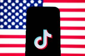 Donald Trump And TikTok Photo Illustrations