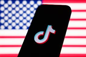 Donald Trump And TikTok Photo Illustrations