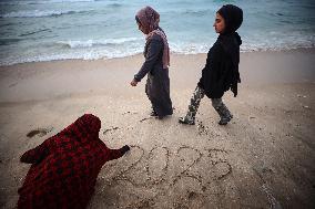 New Year 2025 In Gaza