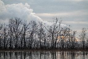 Canada Geese At The Oxbow Nature Conservancy