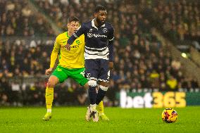 Norwich City v Millwall - Sky Bet Championship