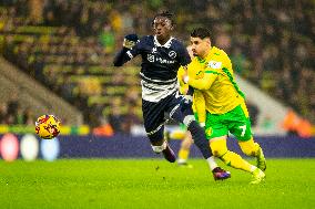 Norwich City v Millwall - Sky Bet Championship