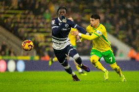 Norwich City v Millwall - Sky Bet Championship