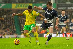 Norwich City v Millwall - Sky Bet Championship