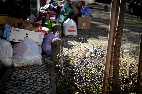 Total Strike In Lisbon On Garbage Collection