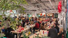 IKEA Home Mall in Shanghai Christmas Buffet