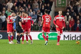 Middlesbrough FC v Sheffield Wednesday FC - Sky Bet Championship