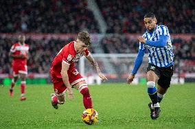 Middlesbrough FC v Sheffield Wednesday FC - Sky Bet Championship