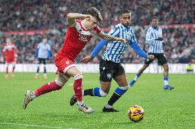 Middlesbrough FC v Sheffield Wednesday FC - Sky Bet Championship