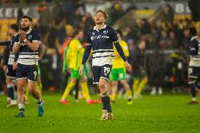 Norwich City v Millwall - Sky Bet Championship